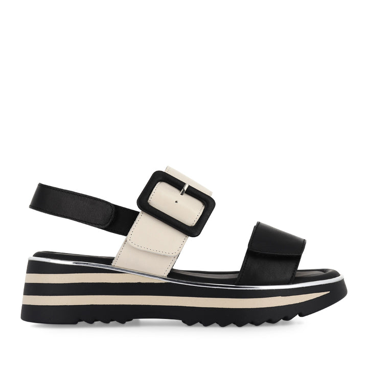 GLIDE - BLACK/CREAM LEATHER