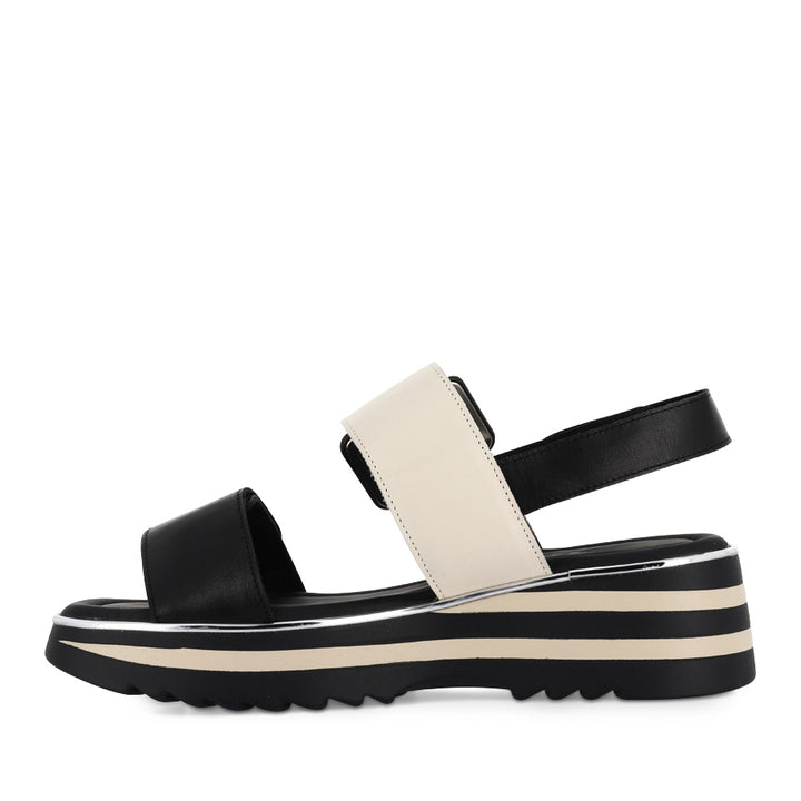 GLIDE - BLACK/CREAM LEATHER