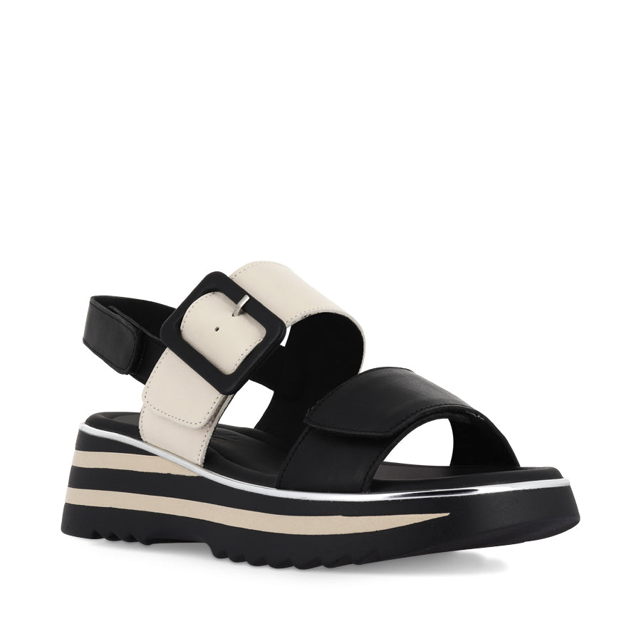 GLIDE - BLACK/CREAM LEATHER