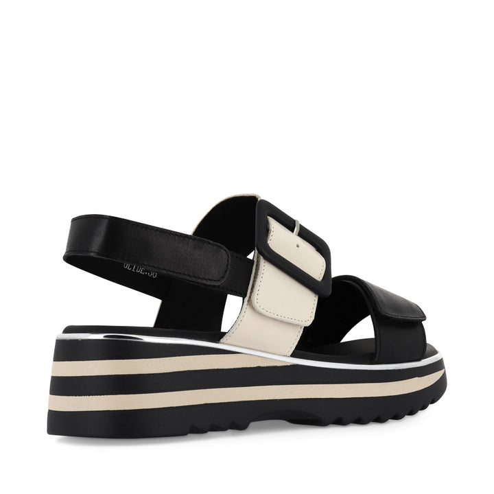 GLIDE - BLACK/CREAM LEATHER
