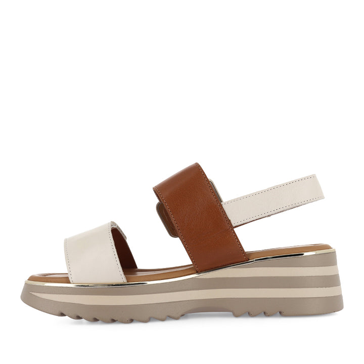 GLIDE - BONE/BRANDY LEATHER