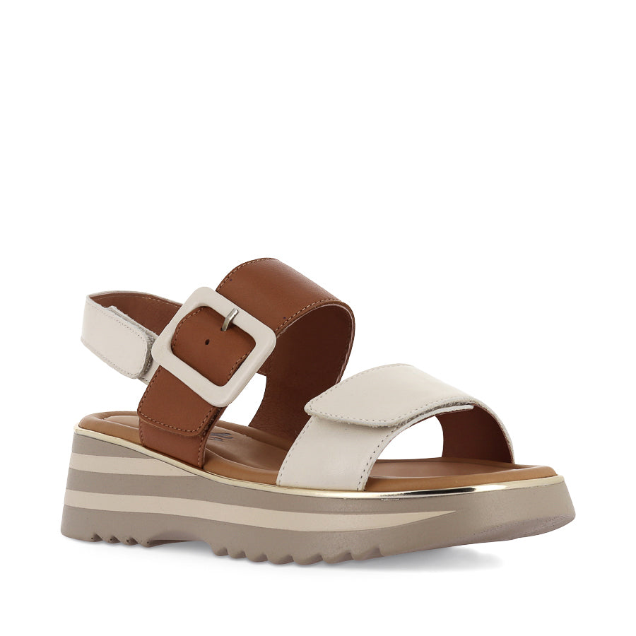 GLIDE - BONE/BRANDY LEATHER