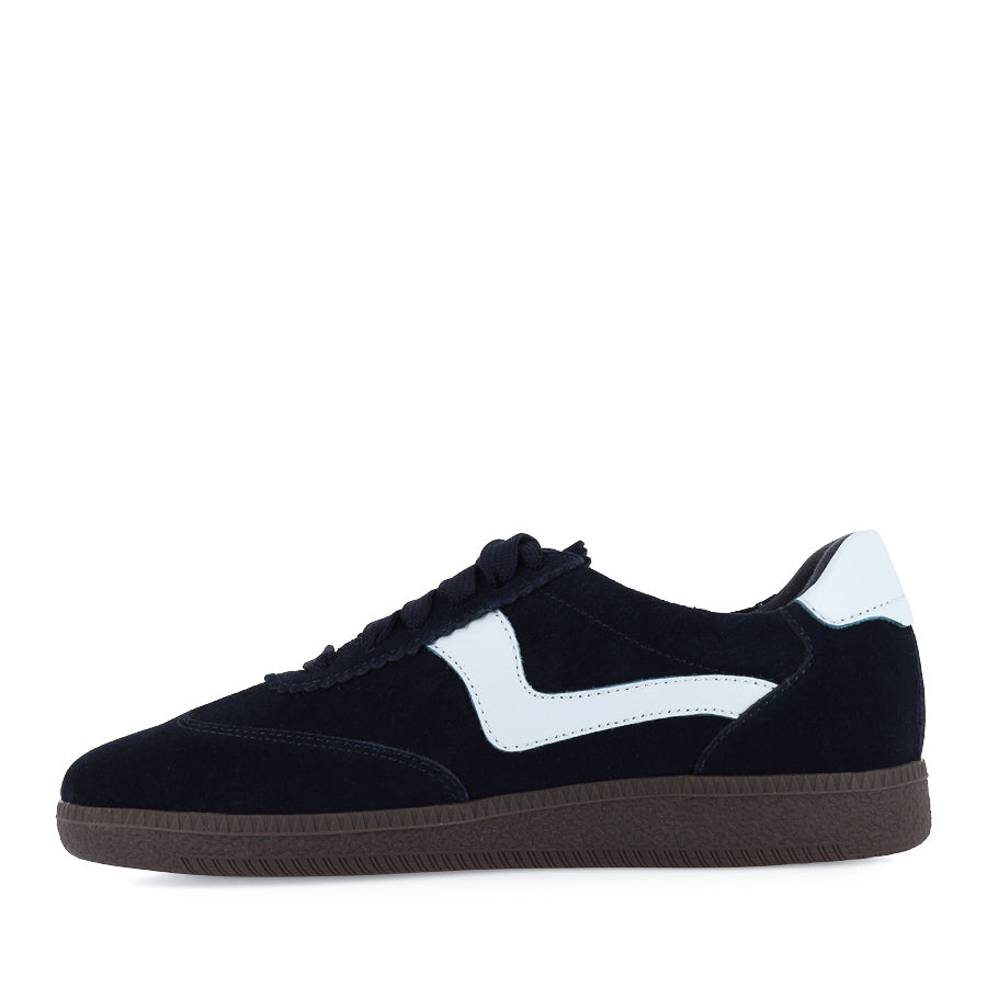 STATON - NAVY BLUE SUEDE MULTI
