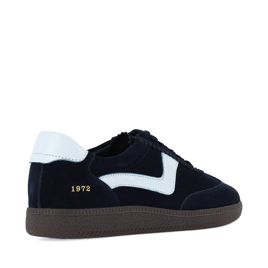 STATON - NAVY BLUE SUEDE MULTI