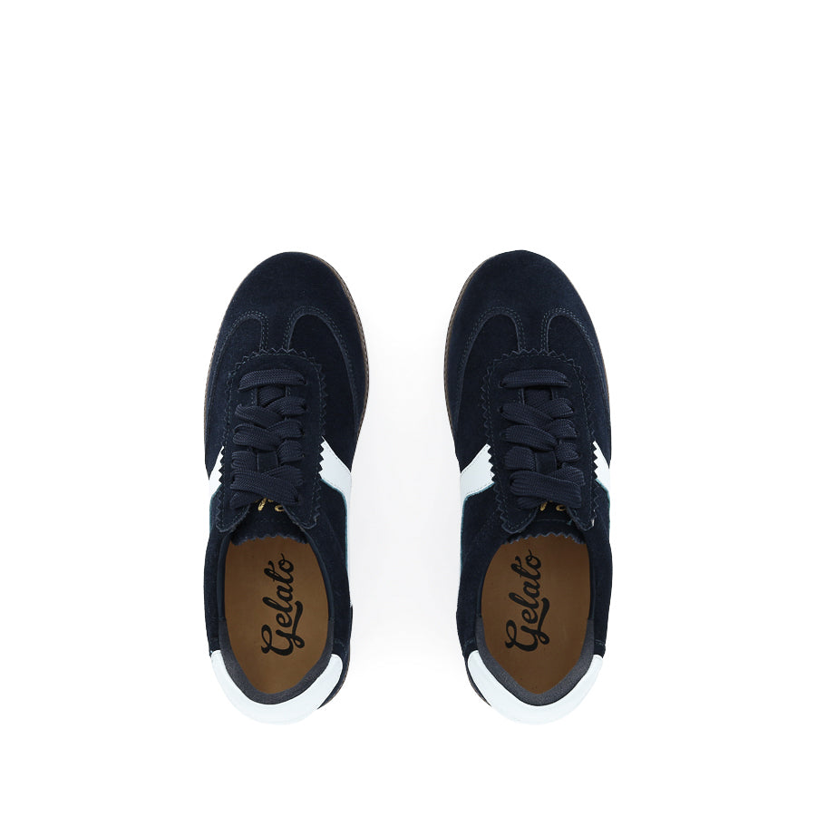STATON - NAVY BLUE SUEDE MULTI