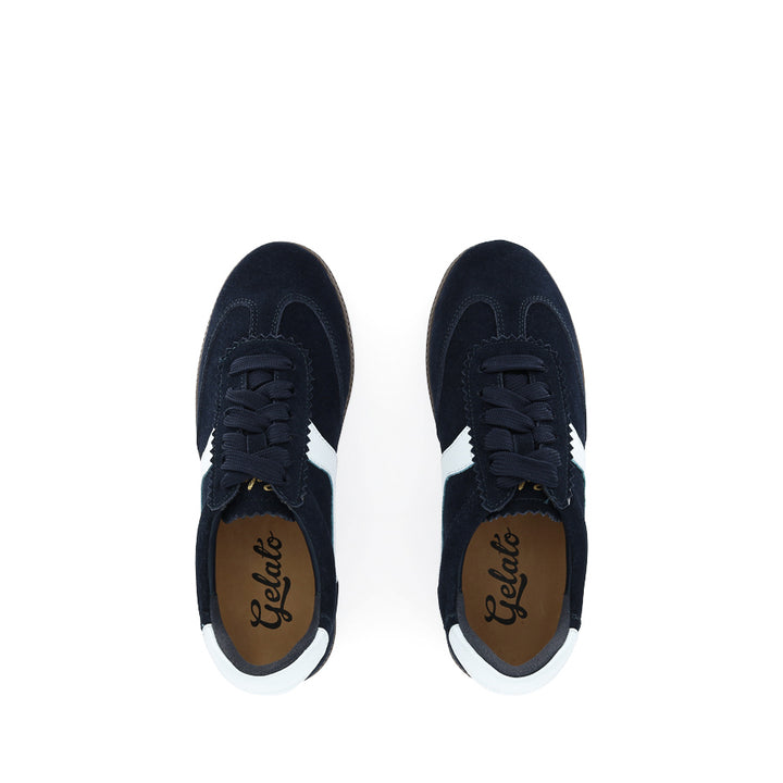 STATON - NAVY BLUE SUEDE MULTI