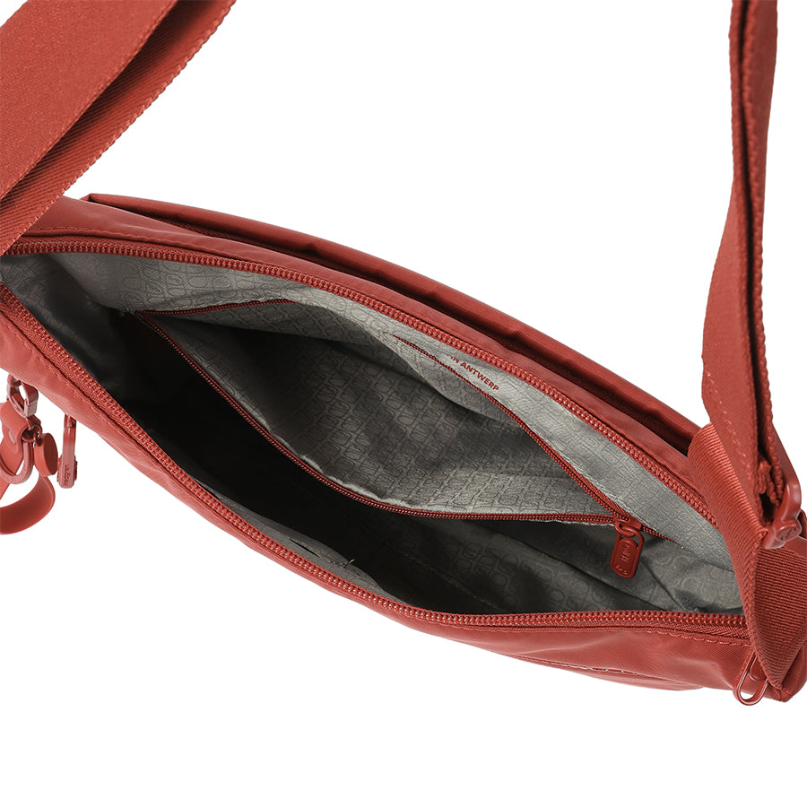 HARPER'S CROSSBODY RFID - DAHLIA RED