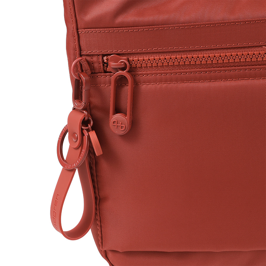HARPER'S CROSSBODY RFID - DAHLIA RED