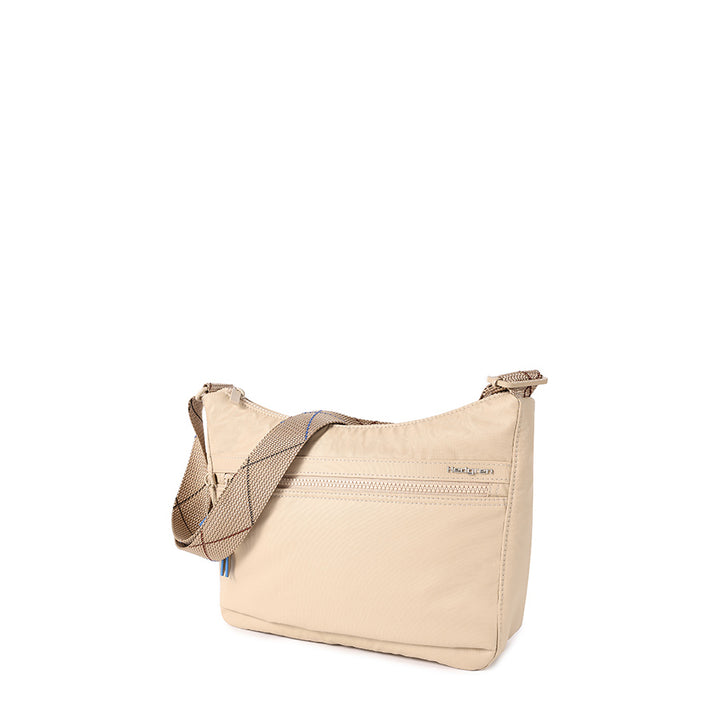 HARPER'S CROSSBODY RFID - CREASED SAFARI BEIGE