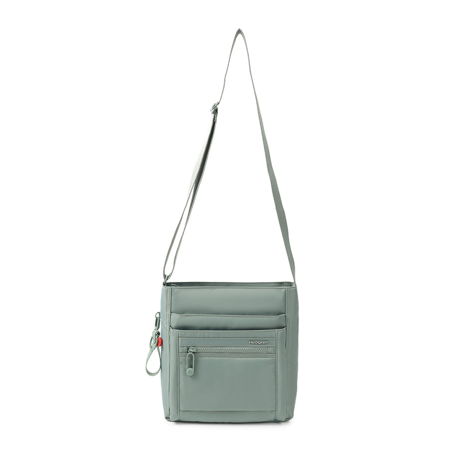 ORVA CROSSBODY RFID - GREEN MILIEU