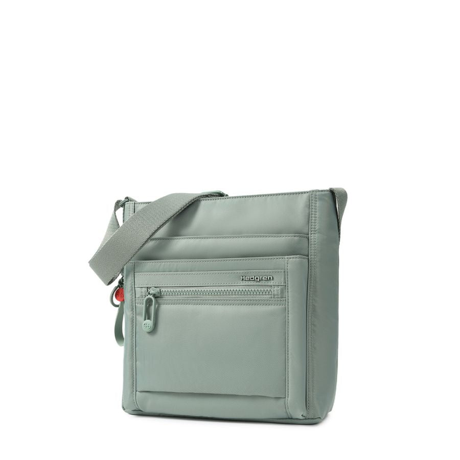 ORVA CROSSBODY RFID - GREEN MILIEU