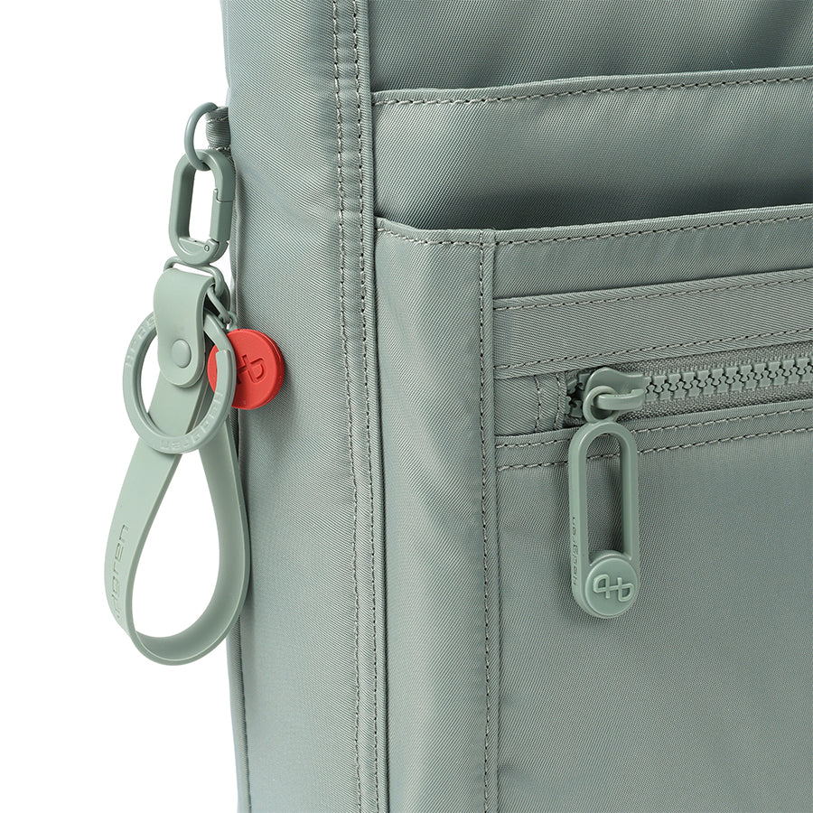 ORVA CROSSBODY RFID - GREEN MILIEU