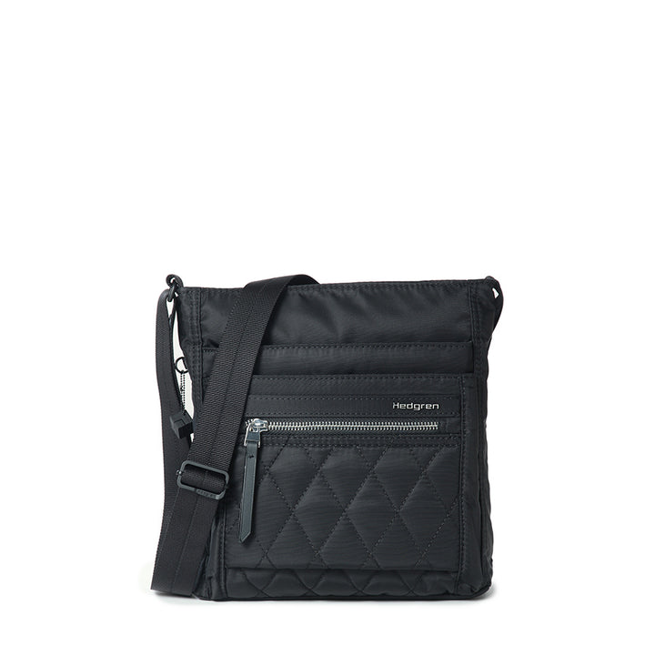 ORVA CROSSBODY RFID - QUILTED BLACK