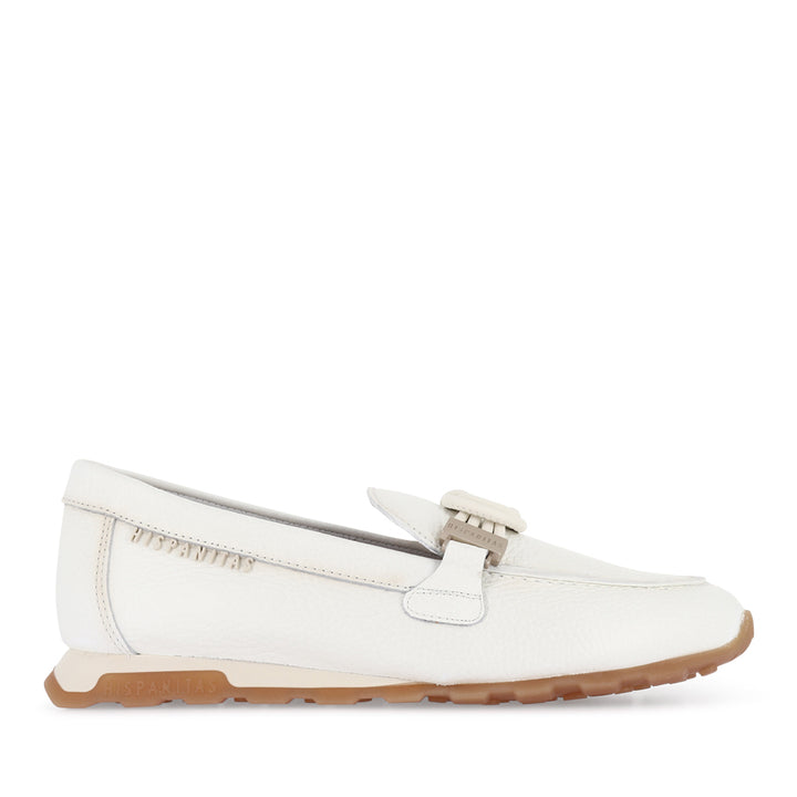 BINDI - WHITE LEATHER