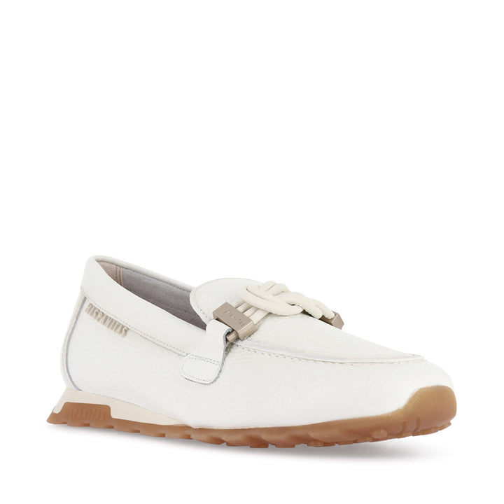 BINDI - WHITE LEATHER