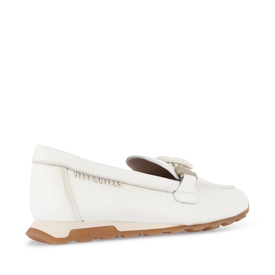 BINDI - WHITE LEATHER