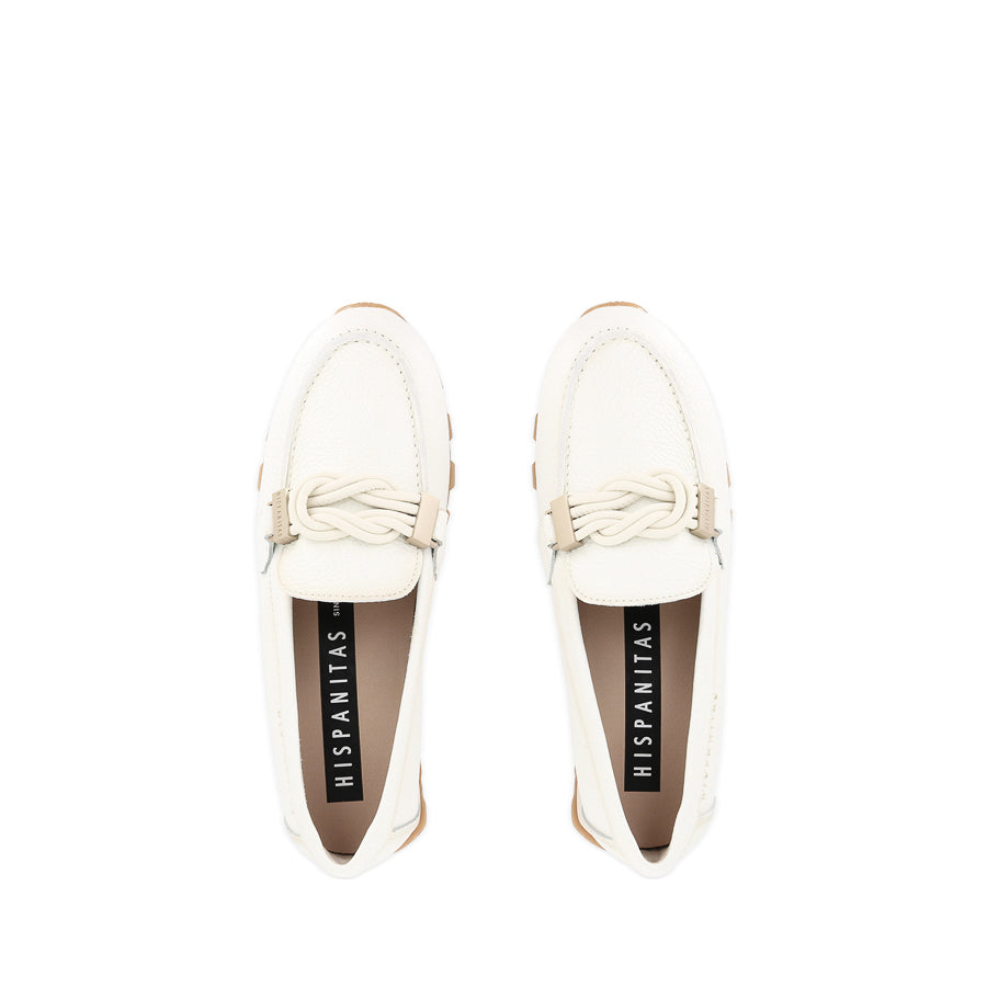 BINDI - WHITE LEATHER