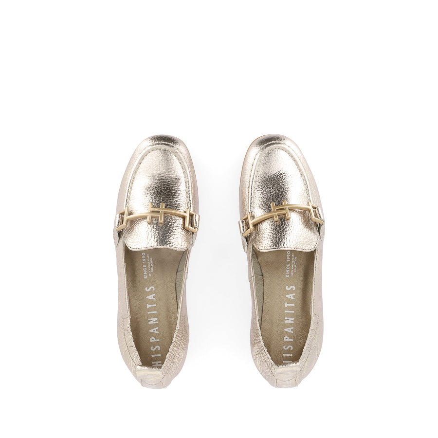 BOMBAY - GOLD METALLIC LEATHER