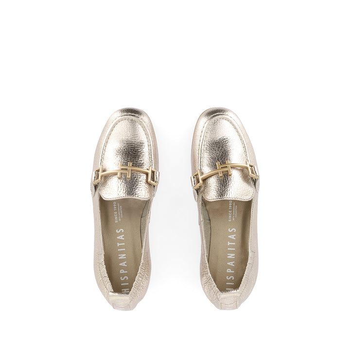 BOMBAY - GOLD METALLIC LEATHER