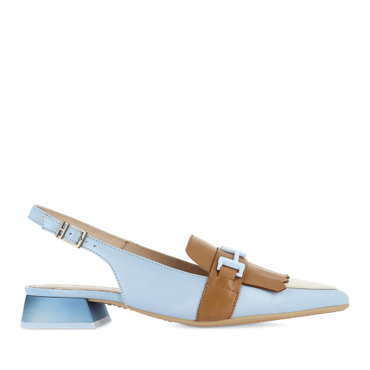 DEE - PALE BLUE MULTI LEATHER