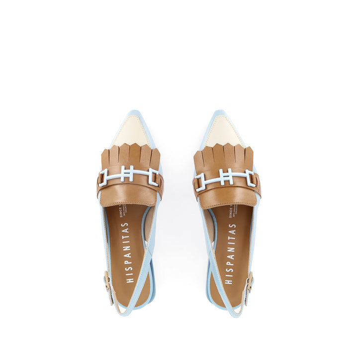 DEE - PALE BLUE MULTI LEATHER