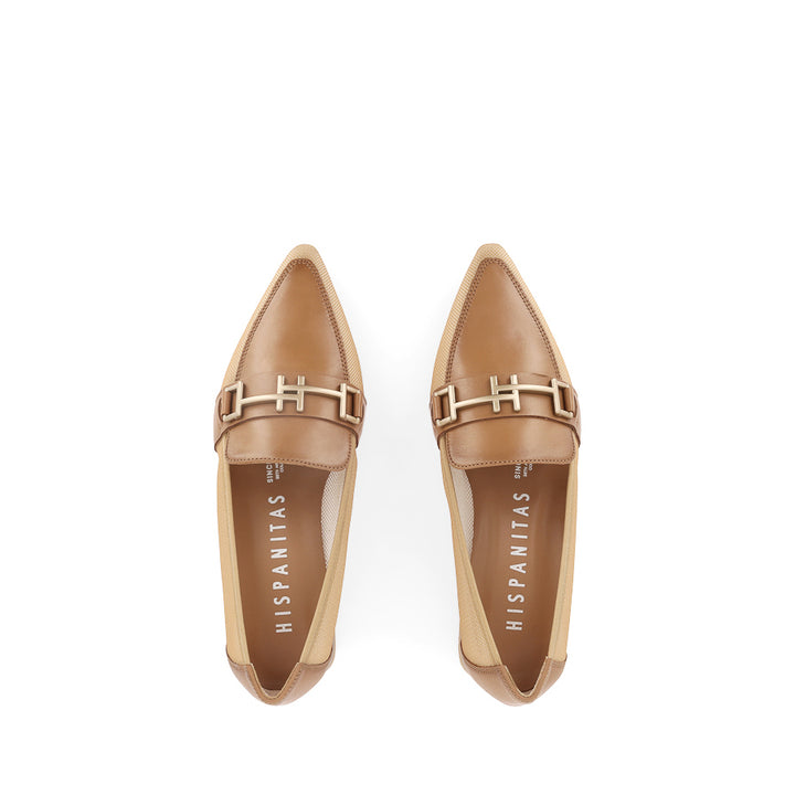 DEMY - TAN MESH MULTI LEATHER