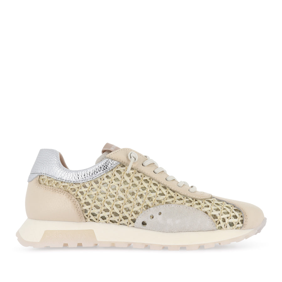 SIENA - CREAM SILVER WEAVE MULTI
