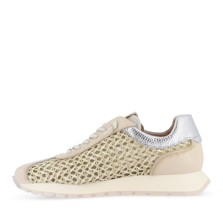 SIENA - CREAM SILVER WEAVE MULTI
