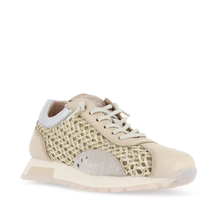 SIENA - CREAM SILVER WEAVE MULTI