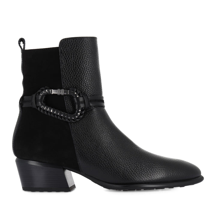 VICK - BLACK LEATHER SUEDE