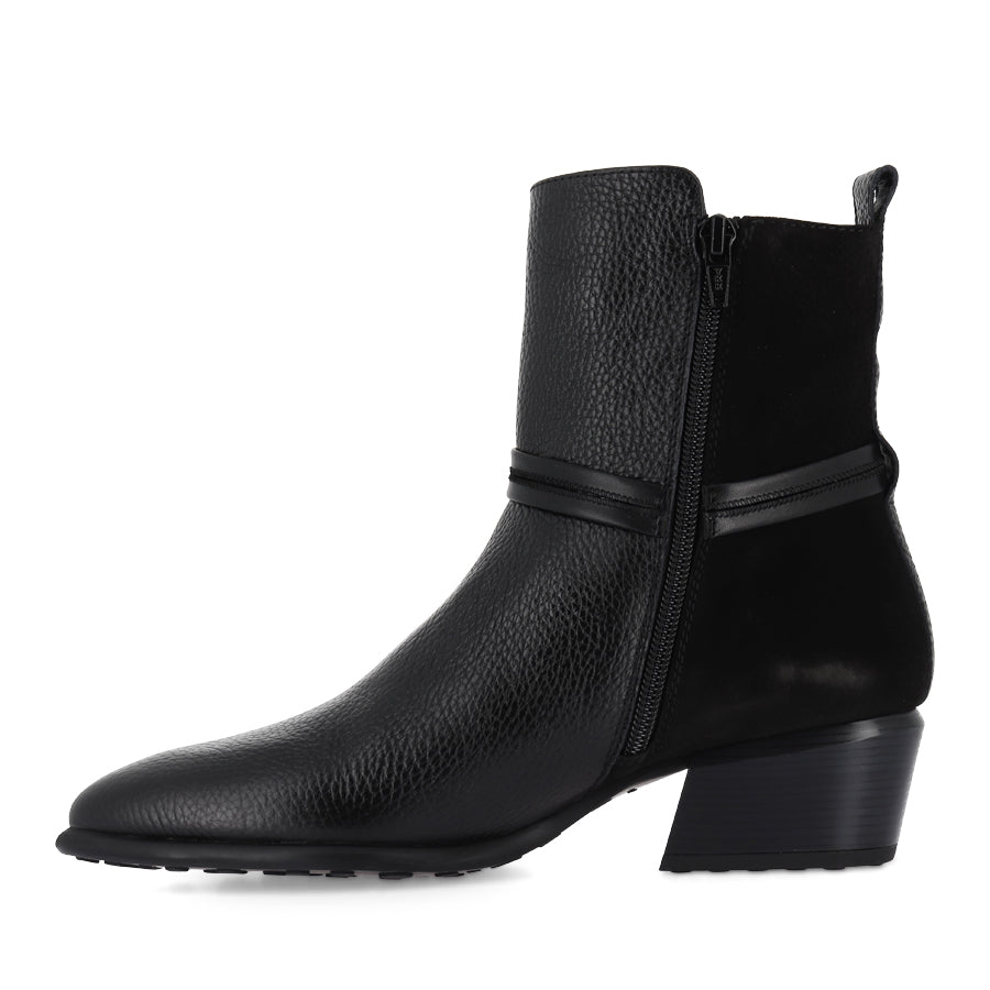 VICK - BLACK LEATHER SUEDE