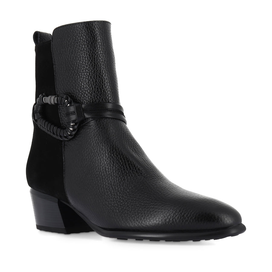 VICK - BLACK LEATHER SUEDE