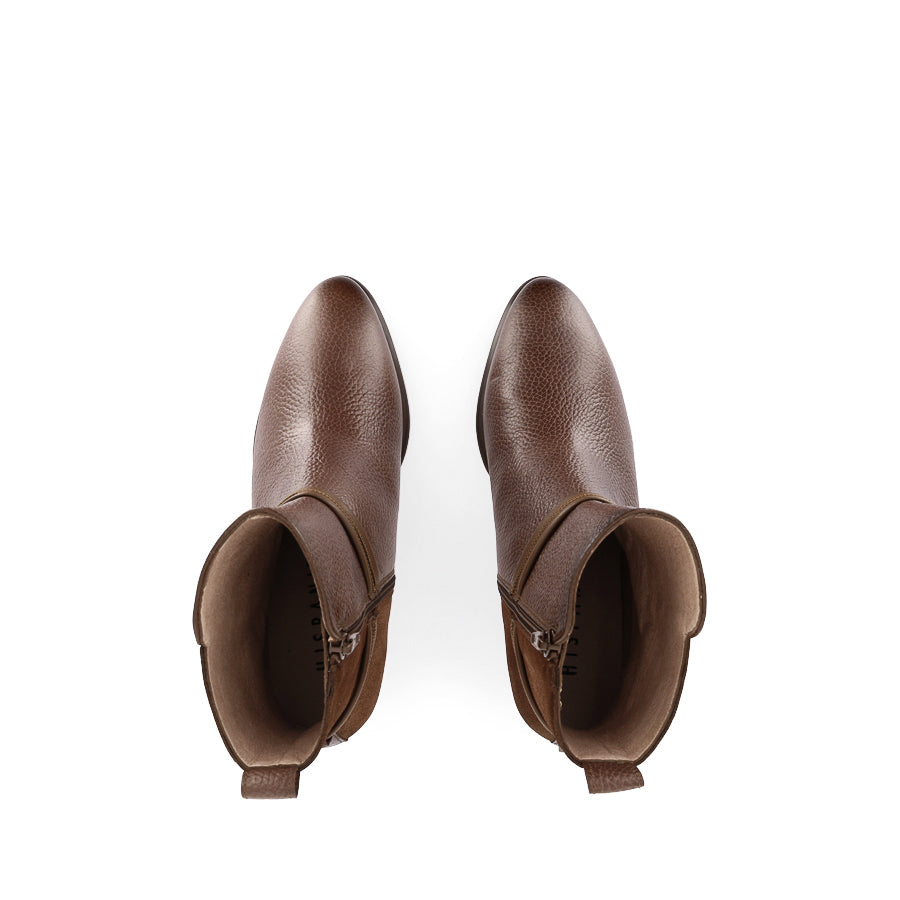 VICK - TAN LEATHER SUEDE