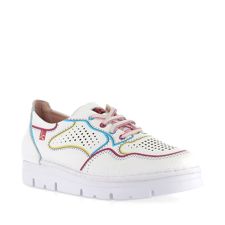 JILLI JS-2252 - WHITE MULTI LEATHER