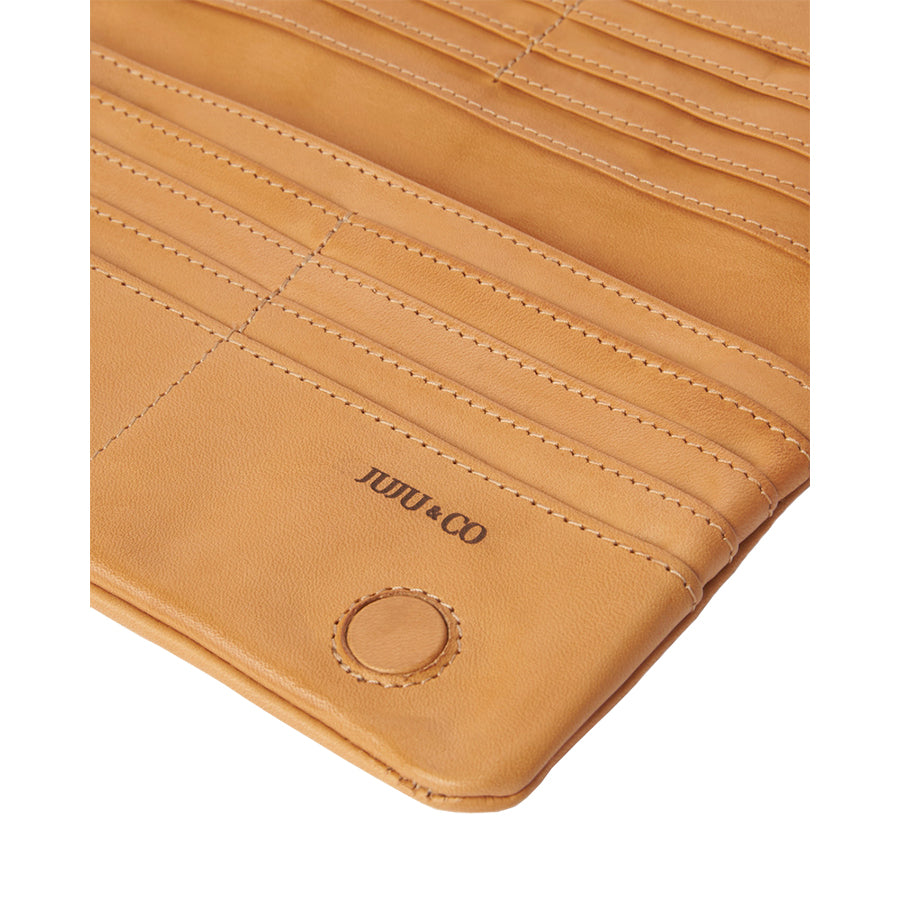 WALLET CAPRI LARGE V2 - NATURAL LEATHER