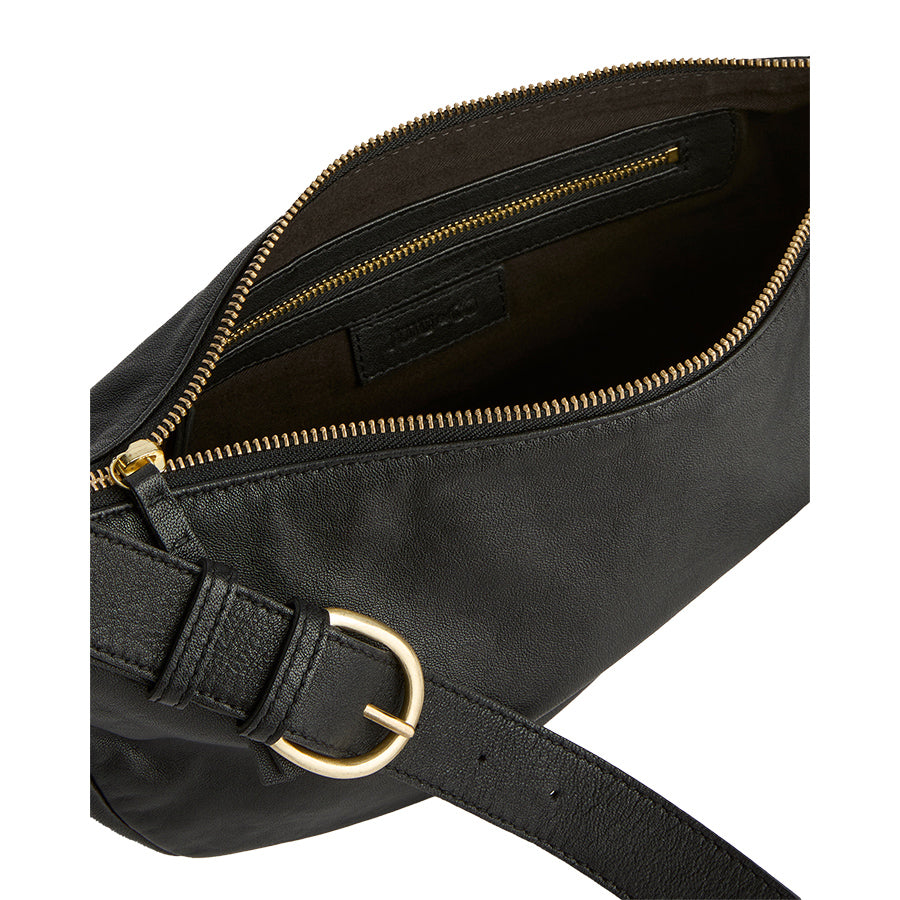 SHASTA SLING - BLACK LEATHER