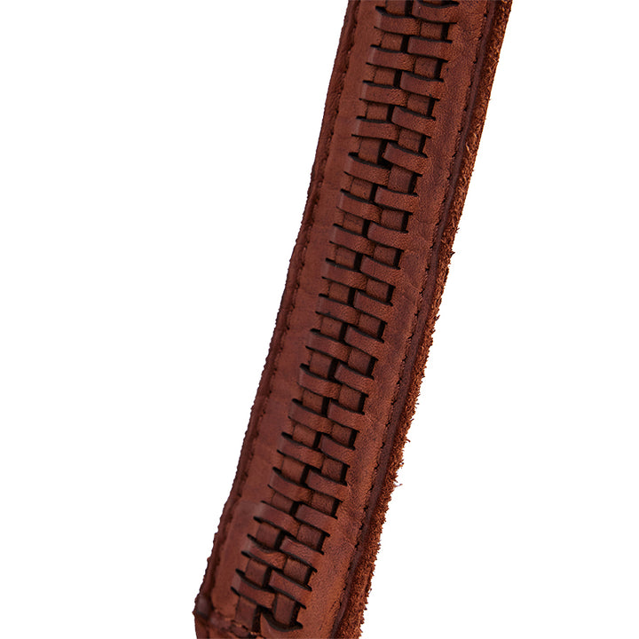 SIGNATURE SLOUCHY BAG - COGNAC
