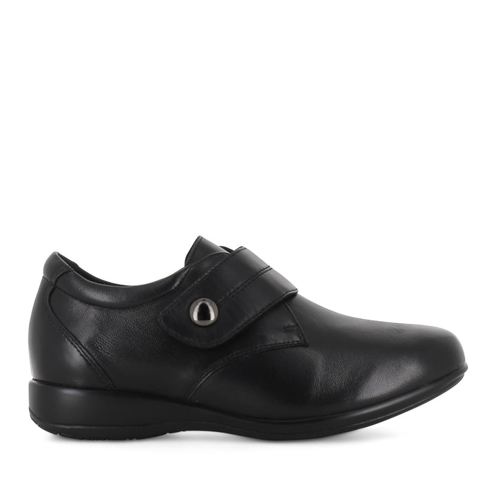 WHISPER - BLACK/STRETCH LEATHER