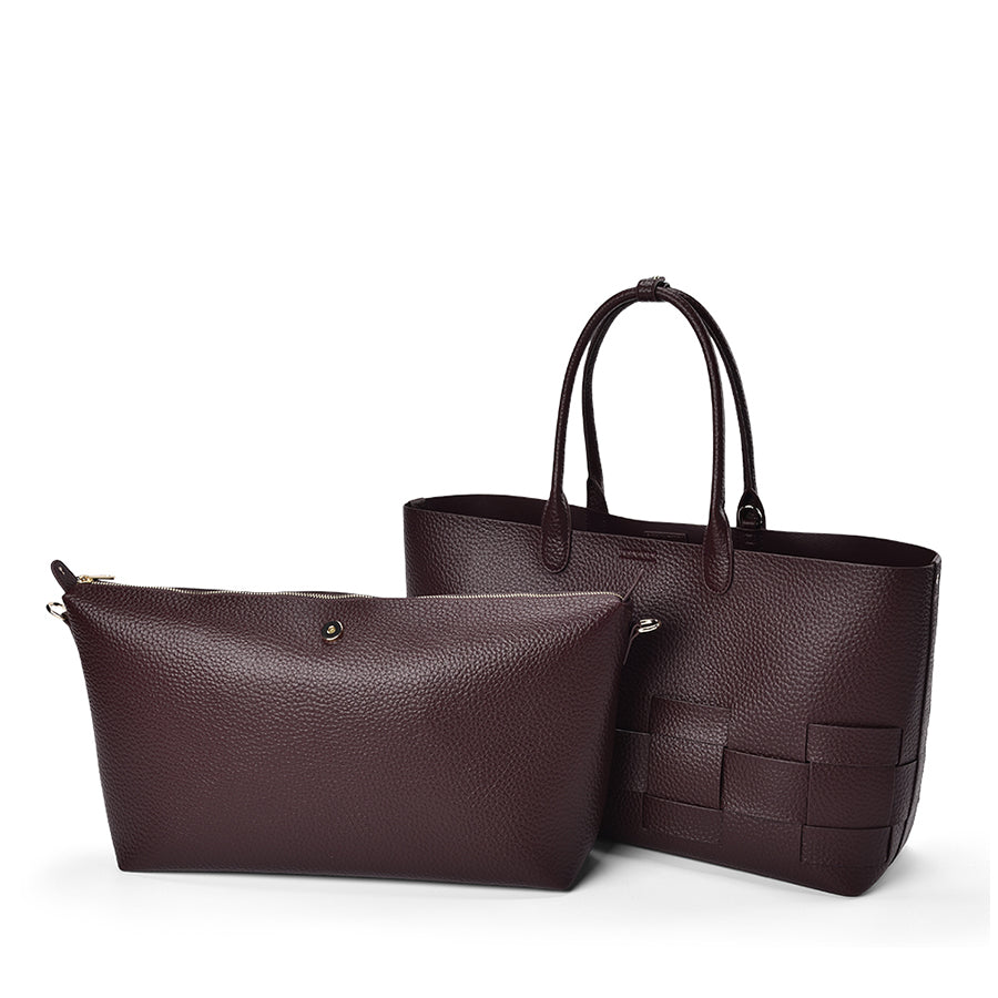 KENLEY EAST-WEST BAG - WINE