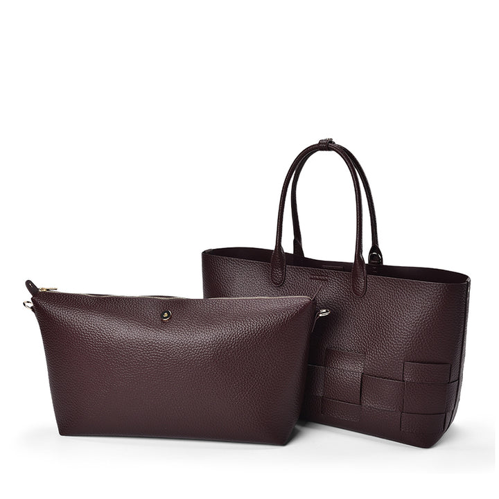 KENLEY EAST-WEST BAG - WINE