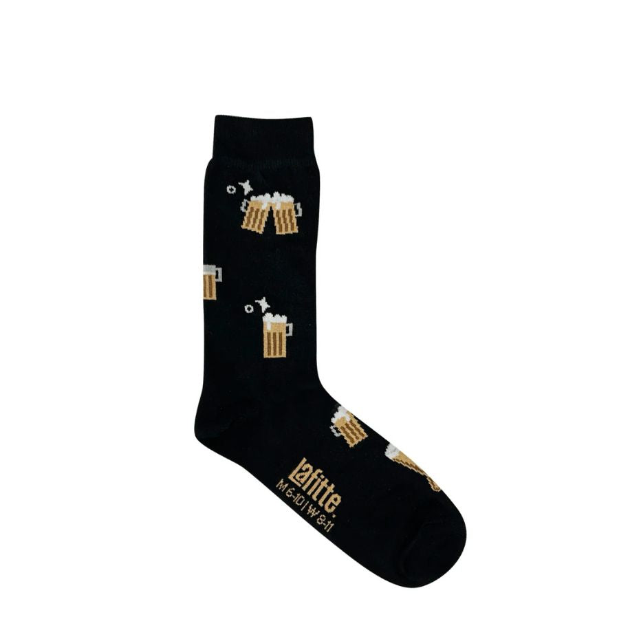 BEER CREW SOCK - BLACK