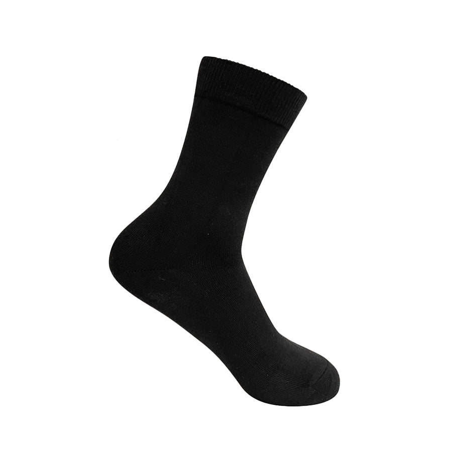 HERITAGE BAMBOO SOFT CUFF SOCKS - BLACK