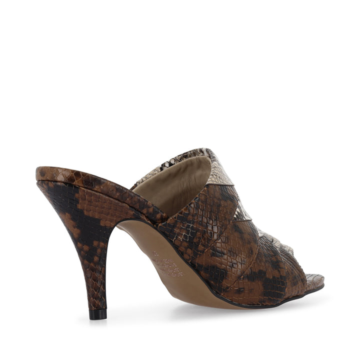 AMA - BROWN BEIGE SNAKE LEATHER