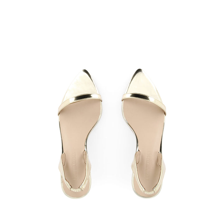 CLARA - GOLD METALLIC LEATHER