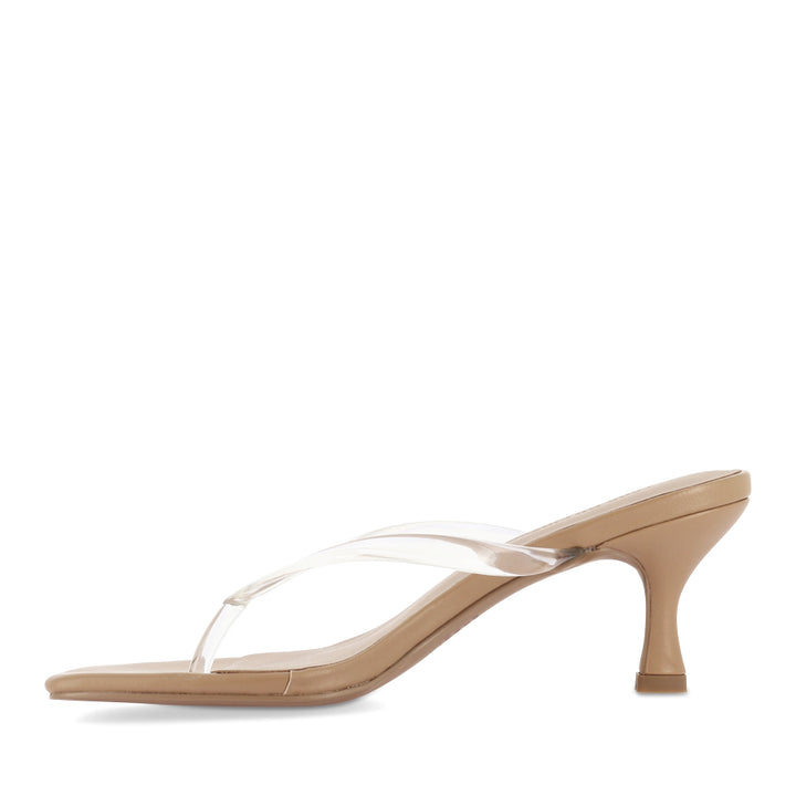 KEELEY SANDAL - BEIGE LEATHER