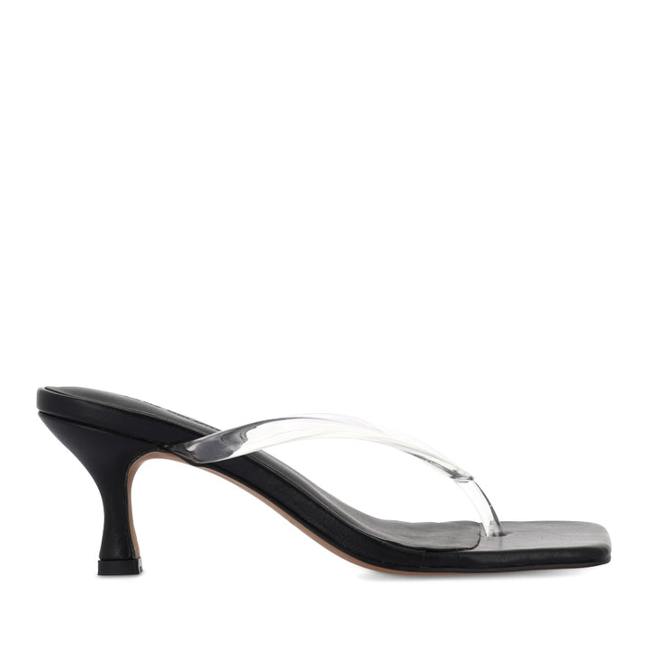 KEELEY SANDAL - BLACK LEATHER