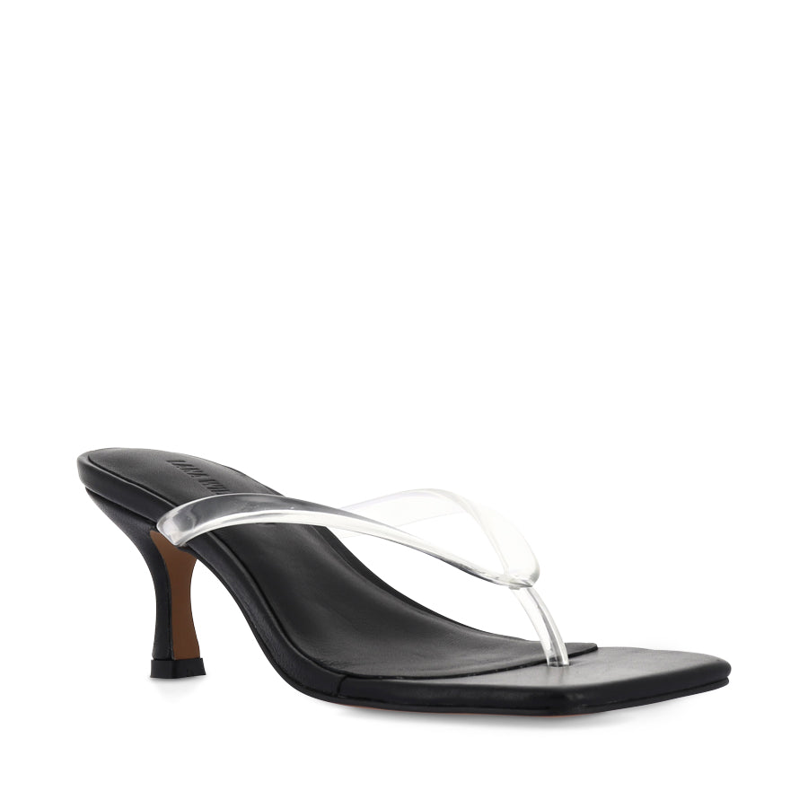 KEELEY SANDAL - BLACK LEATHER