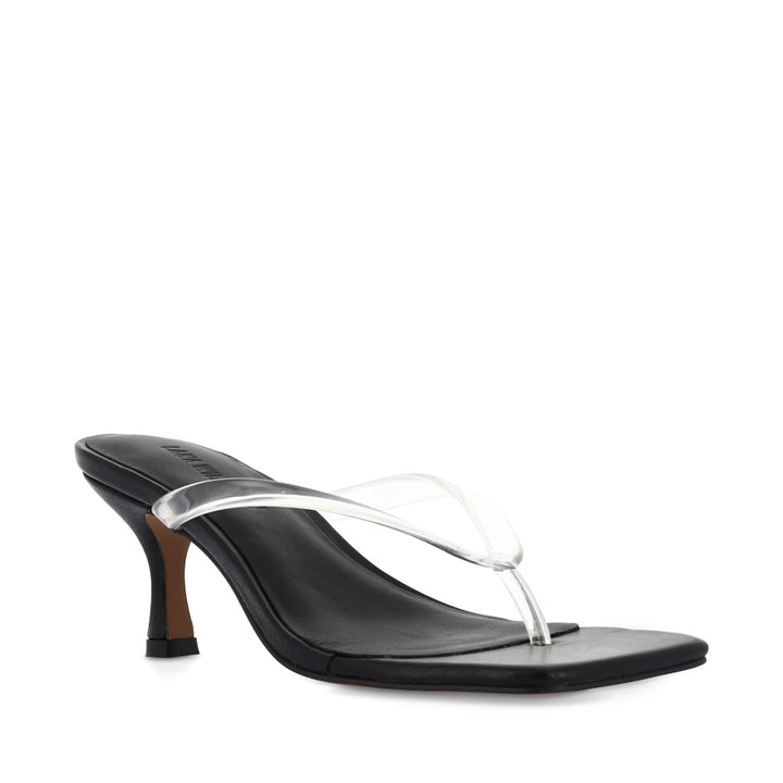 KEELEY SANDAL - BLACK LEATHER
