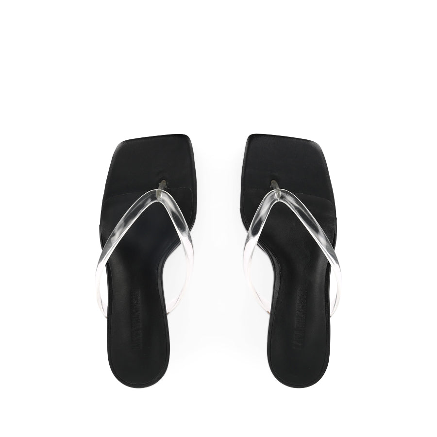 KEELEY SANDAL - BLACK LEATHER
