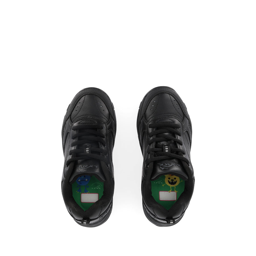 ELITE JNR - BLACK LEATHER